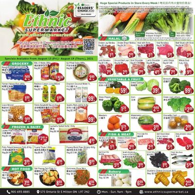 Ethnic Supermarket Flyer August 13 to 19