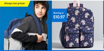Walmart Canada Back To School Sale: Get Backpack for $10.97 + More Offers