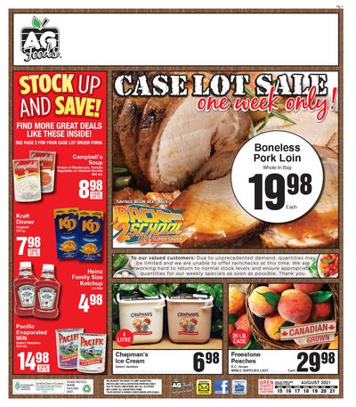 AG Foods Flyer August 15 to 21