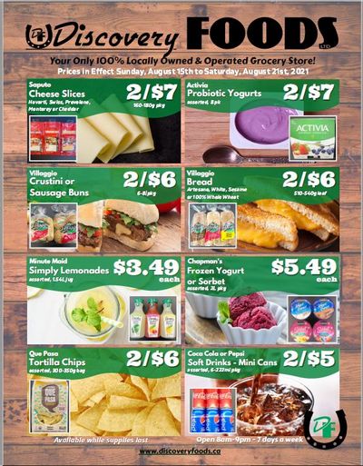 Discovery Foods Flyer August 15 to 21
