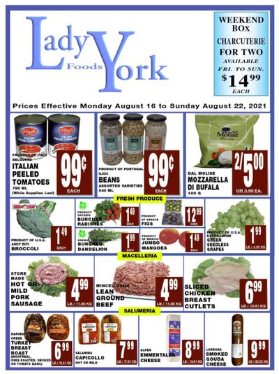 Lady York Foods Flyer August 16 to 22