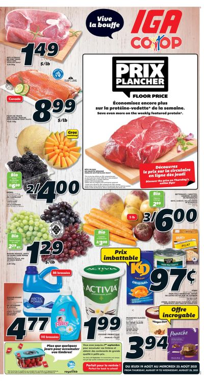 IGA (NB) Flyer August 19 to 25