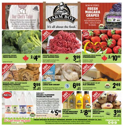 Farm Boy (Cornwall, Kingston, Ottawa) Flyer August 19 to 25