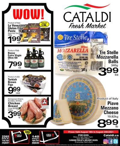 Cataldi Fresh Market Flyer August 18 to 24