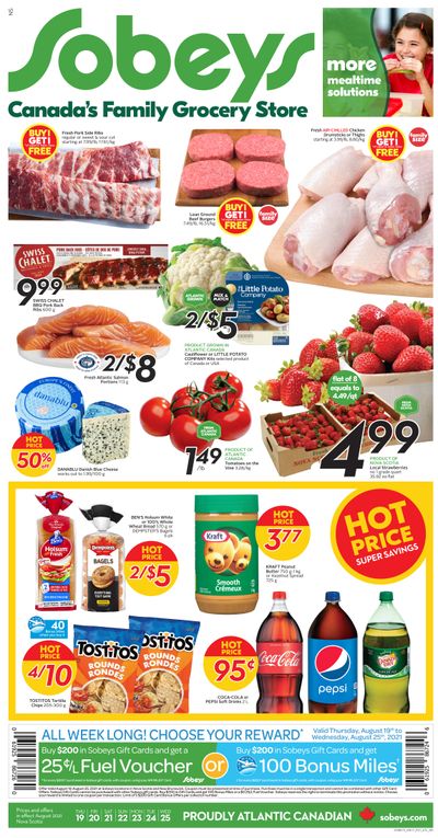 Sobeys (Atlantic) Flyer August 19 to 25