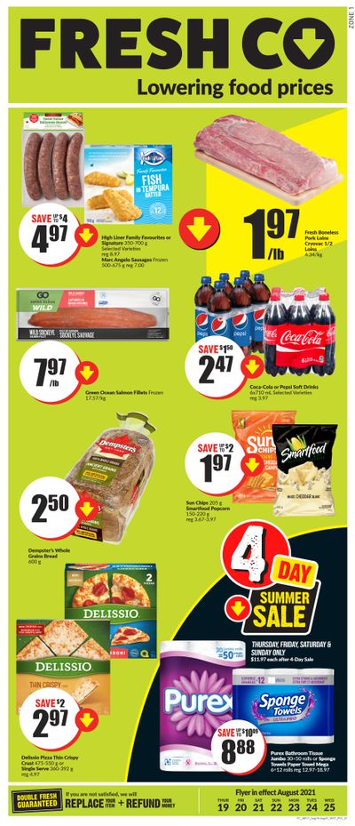 FreshCo (West) Flyer August 19 to 25