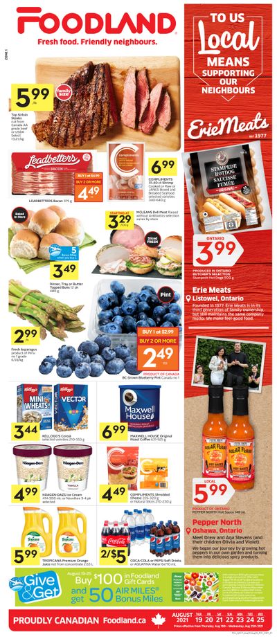 Foodland (ON) Flyer August 19 to 25