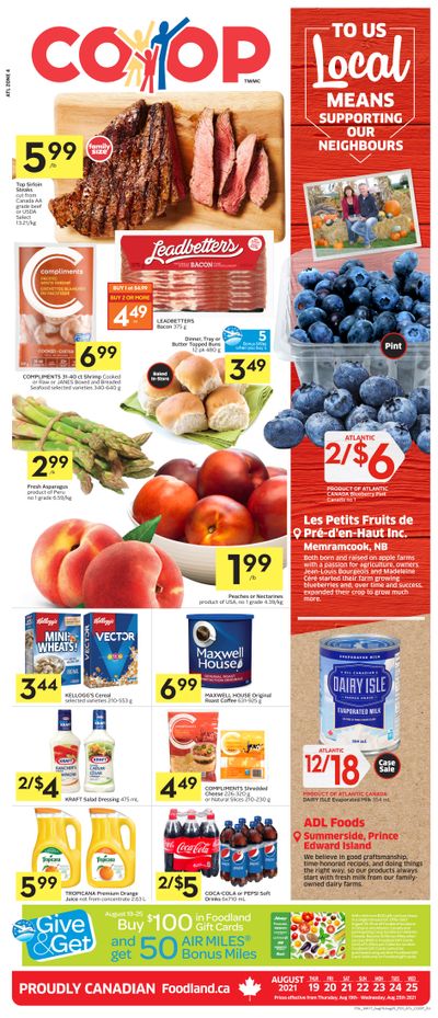Foodland Co-op Flyer August 19 to 25