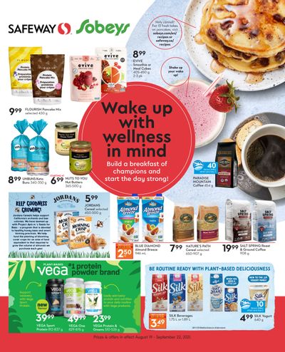 Sobeys/Safeway (AB, SK, MB) Wake Up with Wellness in Mind Flyer August 19 to September 22