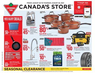 Canadian Tire (ON) Flyer August 20 to 26