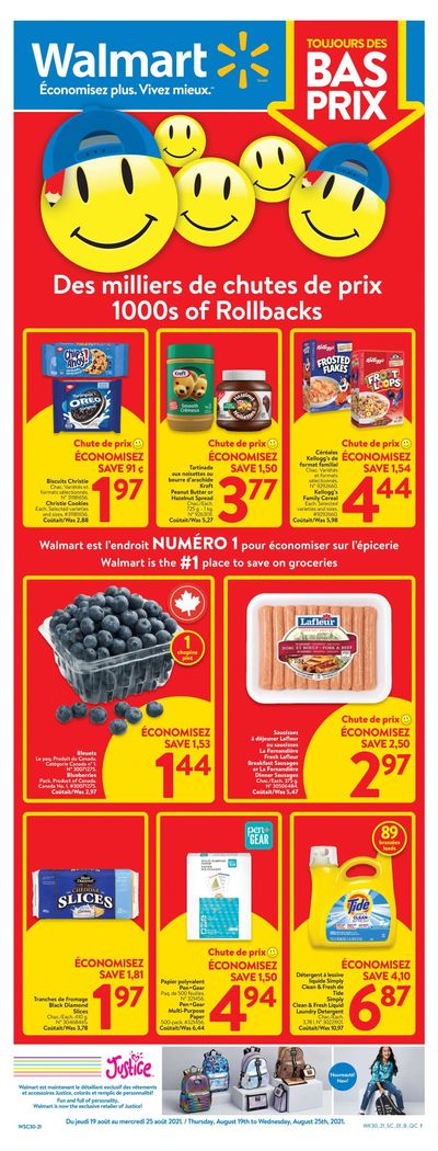 Walmart (QC) Flyer August 19 to 25