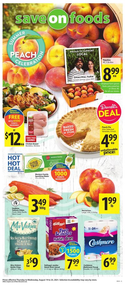 Save on Foods (BC) Flyer August 19 to 25