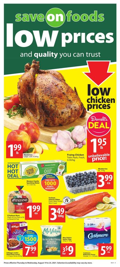 Save on Foods (AB) Flyer August 19 to 25