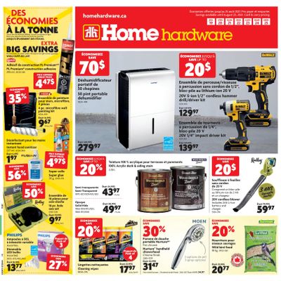 Home Hardware (QC) Flyer August 19 to 25