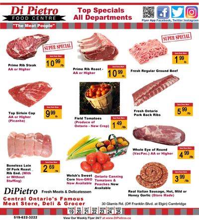 Di Pietro Food Centre Flyer August 19 to 25