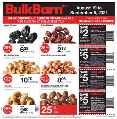 Bulk Barn Flyer August 19 to September 5