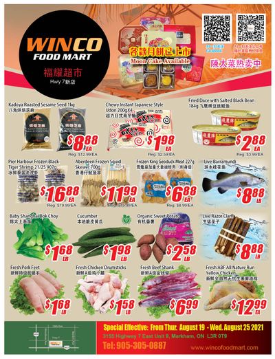 WinCo Food Mart (HWY 7) Flyer August 19 to 25