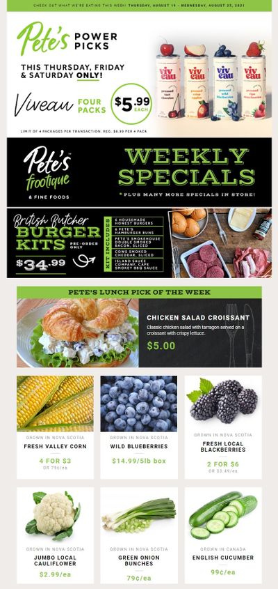 Pete's Fine Foods Flyer August 19 to 25