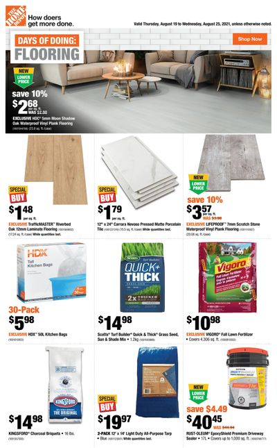 Home Depot (ON) Flyer August 19 to 25