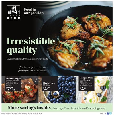 Urban Fare Flyer August 19 to 25