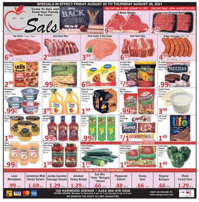 Sal's Grocery Flyer August 20 to 26