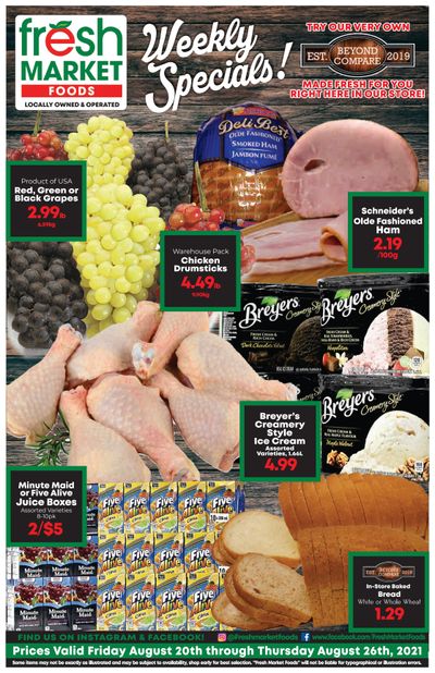 Fresh Market Foods Flyer August 20 to 26