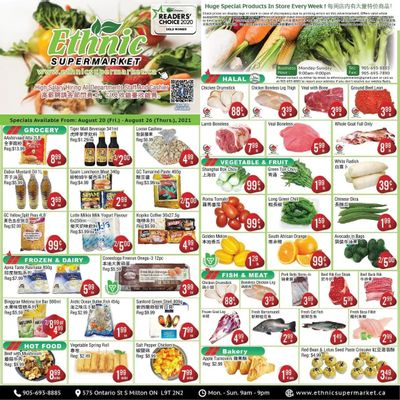 Ethnic Supermarket Flyer August 20 to 26