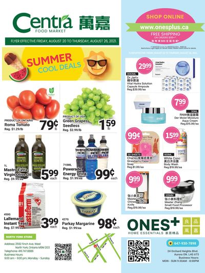 Centra Foods (North York) Flyer August 20 to 26