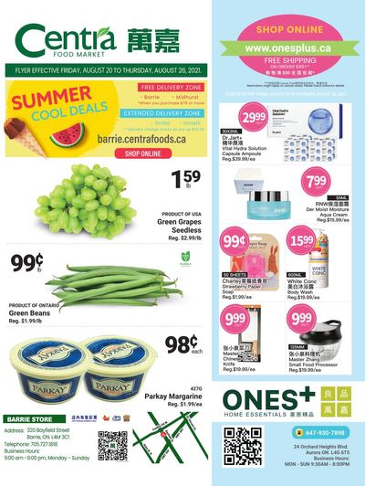 Centra Foods (Barrie) Flyer August 20 to 26