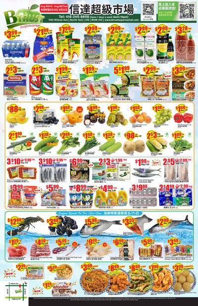 Btrust Supermarket (North York) Flyer August 20 to 26