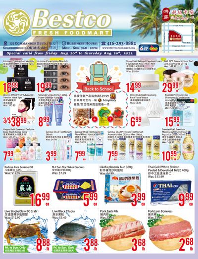 BestCo Food Mart (Scarborough) Flyer August 20 to 26