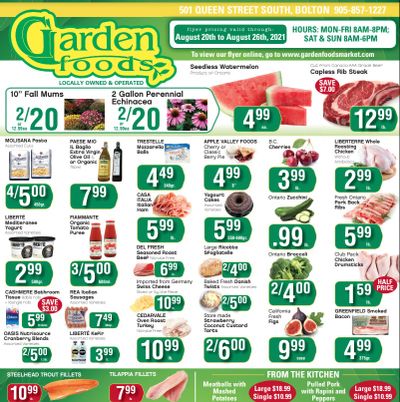 Garden Foods Flyer August 20 to 26