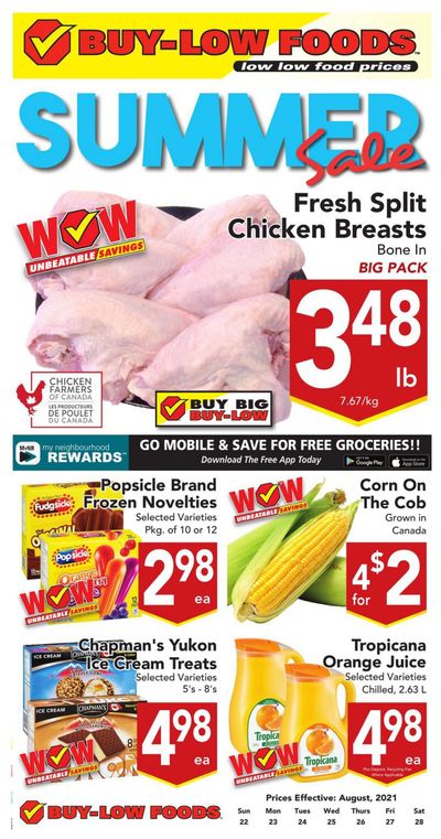 Buy-Low Foods Flyer August 22 to 28
