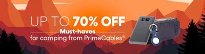 Prime Cables Canada Deals: Save Up to 70% OFF Camping Must-Haves + Up to 20% OFF Everyday Essentials + More