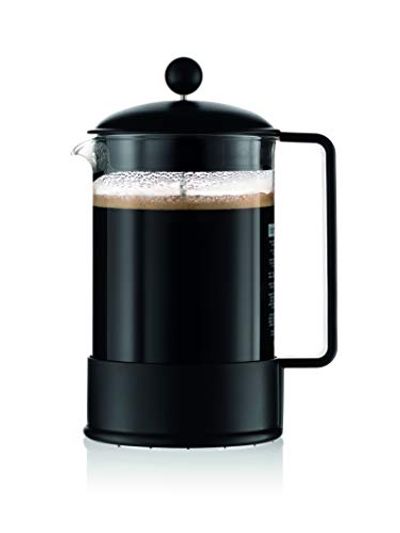 Bodum Brazil 1-1/2-Liter French Press Coffee Maker, 12-Cup, Black $18.15 (Reg $28.97)
