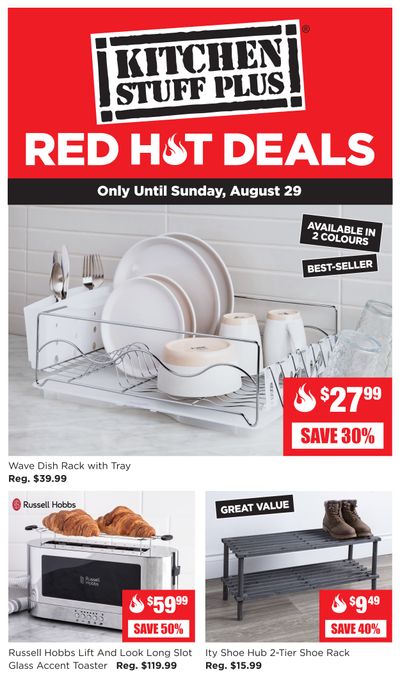 Kitchen Stuff Plus Red Hot Deals Flyer August 23 to 29