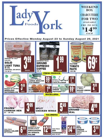Lady York Foods Flyer August 23 to 29
