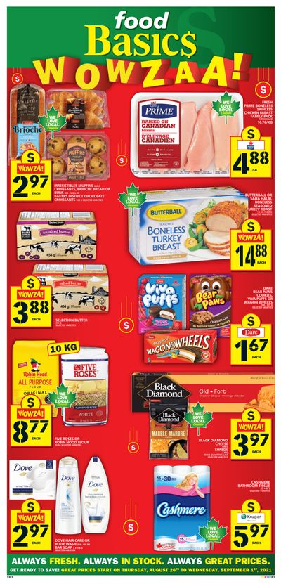 Food Basics Flyer August 26 to September 1