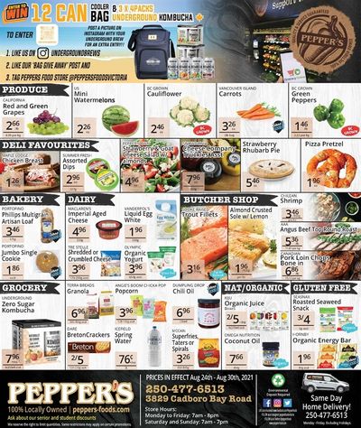 Pepper's Foods Flyer August 24 to 30