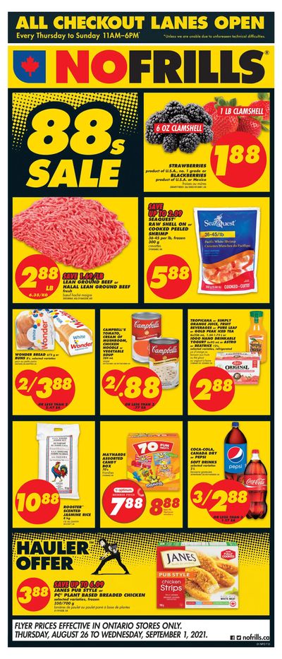 No Frills (ON) Flyer August 26 to September 1