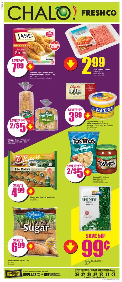 Chalo! FreshCo (ON) Flyer August 26 to September 1
