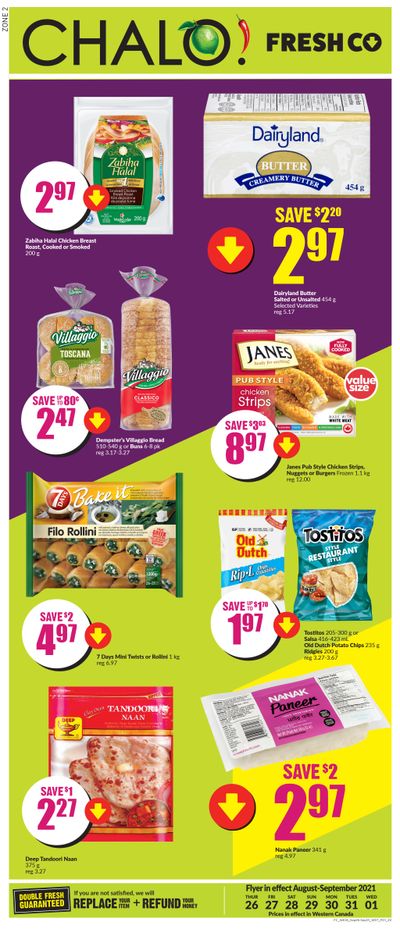 Chalo! FreshCo (West) Flyer August 26 to September 1