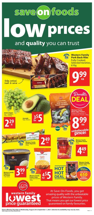 Save on Foods (AB) Flyer August 26 to September 1
