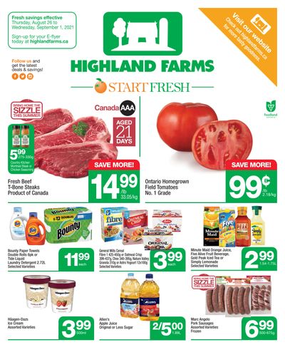 Highland Farms Flyer August 26 to September 1