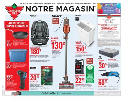 Canadian Tire (QC) Flyer August 26 to September 1