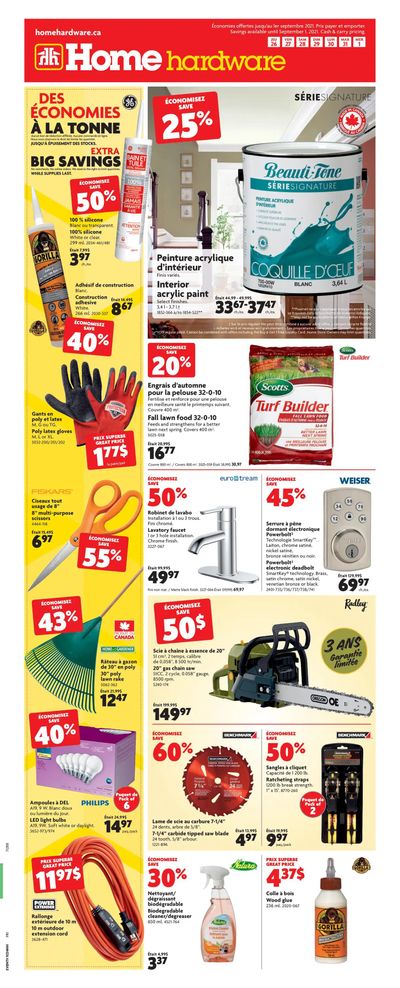 Home Hardware (QC) Flyer August 26 to September 1