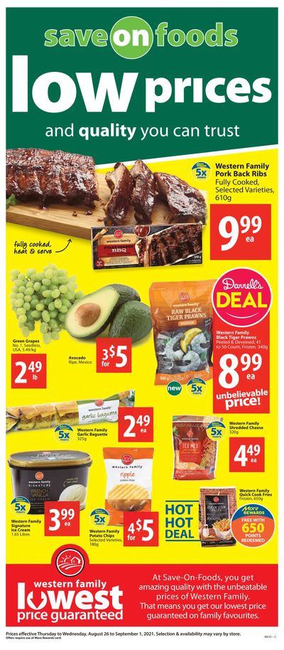 Save on Foods (SK) Flyer August 26 to September 1