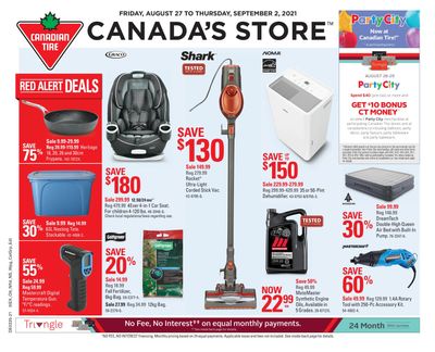 Canadian Tire (West) Flyer August 27 to September 2 Canadian Tire (West) Flyer August 27 to September 2