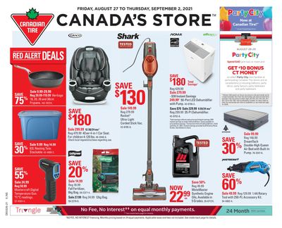 Canadian Tire (Atlantic) Flyer August 27 to September 2