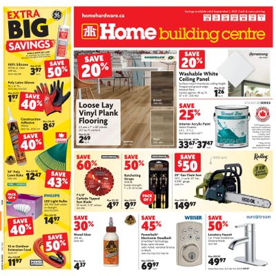 Home Building Centre (Atlantic) Flyer August 26 to September 1